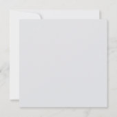 Elegante Pastel Floral Baby Dusche Einladung (Rückseite)