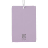 Elegante Pastel Floral Bibelschrift Autolufterfrischer (Rückseite)