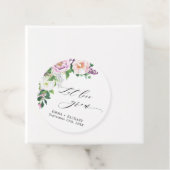 Elegante Pastel Floral, Lassend Liebe Hochzeit Geschenkanhänger (Beispiel)