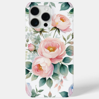 Elegante Pastel Floral Phone Case Design - Waterco