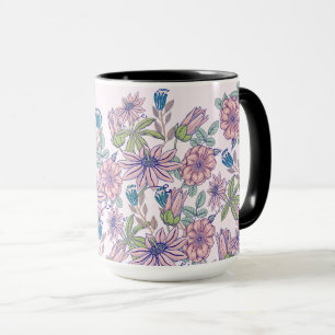 Elegante Pastel Floral Traumstrecke Airolo - Glets Tasse