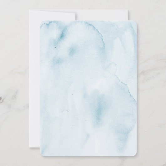 Elegante Pastel Garden Einladung (Rückseite)