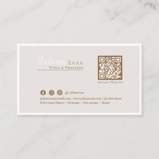 Elegante Pastel Holographic Aura Beauty Visitenkarte (Rückseite)