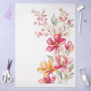 Elegante Pastel-Hütte, Core Craft & Decoupage Seidenpapier