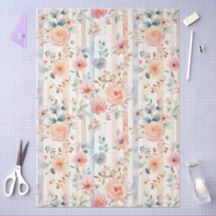 Elegante Pastel-Hütte, Core Craft & Decoupage Seidenpapier