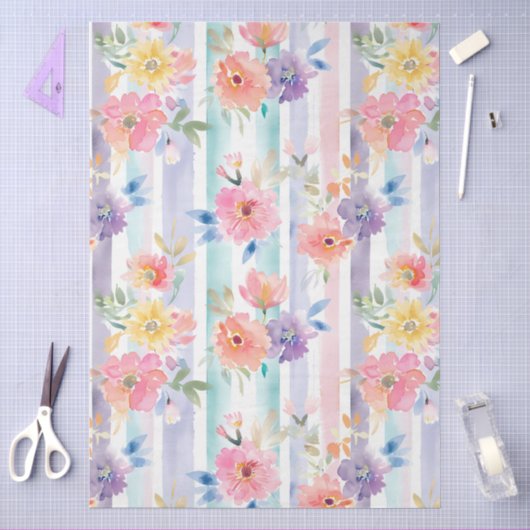 Elegante Pastel-Hütte, Core Craft & Decoupage Seidenpapier (Basteln)