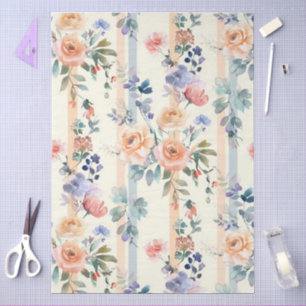 Elegante Pastel-Hütte, Core Craft & Decoupage Seidenpapier