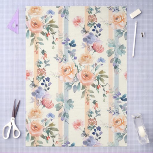 Elegante Pastel-Hütte, Core Craft & Decoupage Seidenpapier (Basteln)