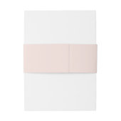 Elegante Pastel Minimal Moderne Einladung Bauch I Einladungsbanderole (Rückseitenbeispiel)