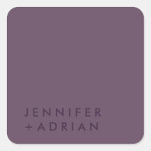 Elegante Pastel Minimal Moderner Aufkleber auf dem