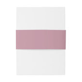 Elegante Pastel Minimal Moderner Einladung Bauch Einladungsbanderole (Rückseitenbeispiel)