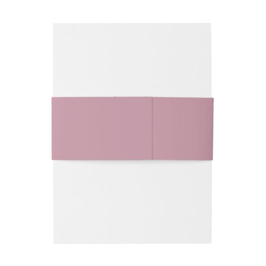Elegante Pastel Minimal Moderner Einladung Bauch Einladungsbanderole (Rückseitenbeispiel)
