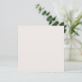 Elegante Pastel Minimal Weiß und Rot Moderne Einfa Einladung (Stehend Vorderseite)