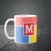 Elegante Pastel Monogram Morning Tasse