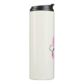 Elegante Pastel Monogram Thermal Tumbler Thermosbecher (Nach links gedreht)