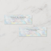 Elegante Pastel Opal Earring Display Mini Visitenkarte (Vorne/Hinten)