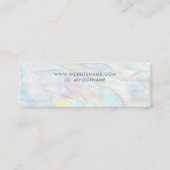 Elegante Pastel Opal Earring Display Mini Visitenkarte (Rückseite)