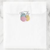 Elegante Pastel Ostereier Stickers (Tasche)