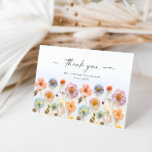 Elegante Pastel Pink Bohemisch Field Wildblume Dankeskarte<br><div class="desc">Stilvoll bearbeitbare,  leicht zu bedienende Hochzeitsfeier Vorlagen,  weitere Gegenstände (Einladungen,  uAwg,  Dankeschön-Karten,  Schreibwaren & Dekor) mit dem gleichen Design sind im Laden erhältlich. Für weitere Anpassungen klicken Sie bitte auf "Diese Vorlage personalisieren",  dann auf "Bearbeiten mit dem Entwurfswerkzeug". Wenn Sie Hilfe oder passende Artikel benötigen,  kontaktieren Sie mich bitte.</div>