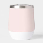 Elegante Pastel Pink Bow & Name Personalisiert (Rückseite)