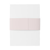 Elegante Pastel Pink Hand Drawn Bow Wedding Einladungsbanderole (Rückseitenbeispiel)