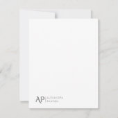 Elegante Pastel Rose Individuelle Name Persönlich Mitteilungskarte (Vorderseite)