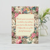 Elegante Pastel Summer Floral Einladung Template (Stehend Vorderseite)