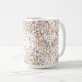 Elegante Pastel Vintag Floral Kaffeetasse (VorderseiteRechts)