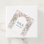 Elegante Pastel Vintager Blumenstrauß Geschenkanhänger (Beispiel)