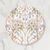 Elegante Pastel Vintager Blumenstrauß Geschenkanhänger (Vorderseite)