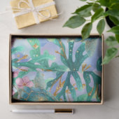 Elegante Pastel Wasserfarbe Meeresschildkröten Dec Seidenpapier (Geschenk)