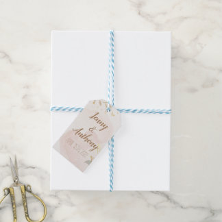 Elegante Pastel Watercolor Geschenkanhänger