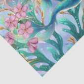 Elegante Pastel Watercolor Mermaids Decoupage Seidenpapier (Detail)