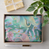 Elegante Pastel Watercolor Mermaids Decoupage Seidenpapier (Geschenk)