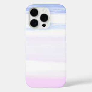 Elegante Pastel Watercolor Streifen iPhone 16 Pro Hülle