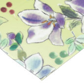 Elegante Pastelfarben, lila und grün Tischdecke (Schrägansicht)