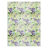 Elegante Pastelfarben, lila und grün Tischdecke (Vorderseite)