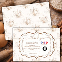 Elegante Pastell-Bäckereimarke