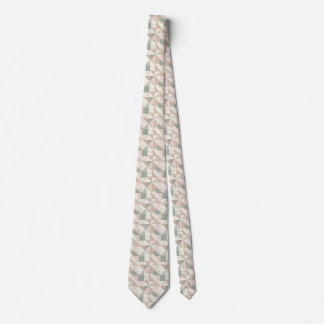 Elegante Pastell-Geometrie Krawatte