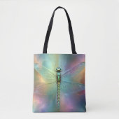 Elegante Pastell-Libellen-Fraktal-Kunst, Tasche (Vorderseite)