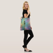 Elegante Pastell-Libellen-Fraktal-Kunst, Tasche (Am Model)