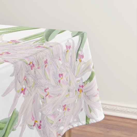 Elegante Pastell Pink Lilies Tablecloth Tischdecke (Beispiel)