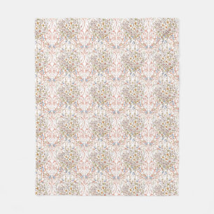 Elegante Pastell Vintage Blumenbogen Hochzeit Fleecedecke