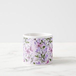 Elegante Pastellblüte  Espressotasse