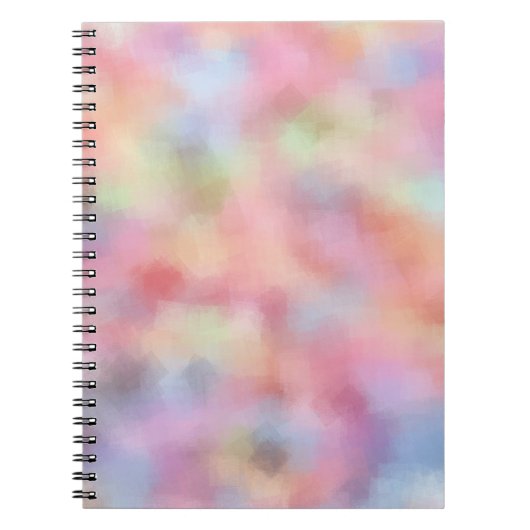 Elegante Pastellfarben Vorlage Modernes Rot Notizblock (Vorderseite)