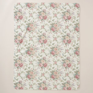 Elegante Pastellrosen im Shabby-Chic-Stil Sherpadecke