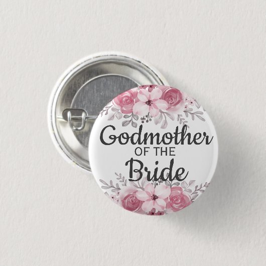 Elegante Patentin der Braut Button (Vorne & Hinten)