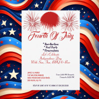 Elegante Patriotic 4. Juli Feuerwehr GRILLEN Party