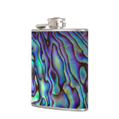 Elegante Paua Muschel Look Hip Flask Flachmann (Links)
