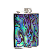 Elegante Paua Muschel Look Hip Flask Flachmann (Rechts)